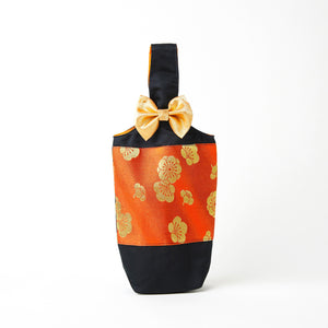 Bottle Bag(Black,Orange)