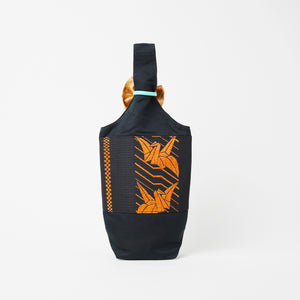 Bottle Bag(Black,Orange)