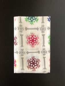 Traitional Bingata Japanese Towel - Crystal Lattice Pattern