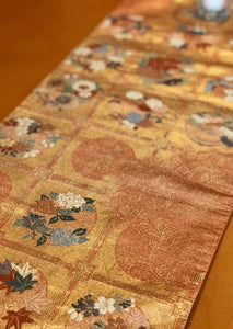 Table Runner with Flowers and Butterflies