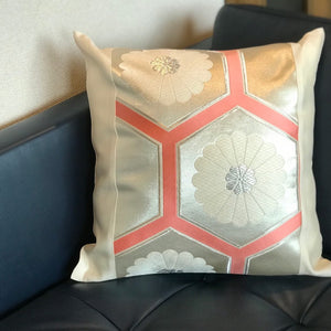 Decorative classic pillow cover with  tortoiseshells and chrysanthemums